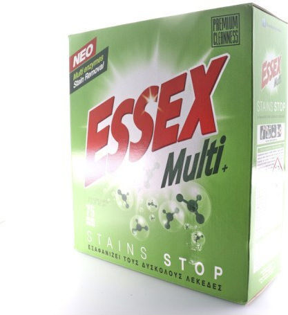 Essex Multi Stains Stop Απορρυπαντικό Ρούχων σε Σκόνη (75 Μεζούρες)