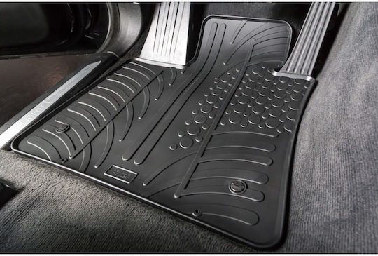 Auto Gs Set of Front and Rear Mats 4pcs for Audi Q7 Black