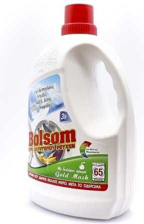 Gold Musk Professional Liquid Detergent with Fragrance Gold Musk for Black & Coloreds Clothes 3lt (65 Measuring Cups)