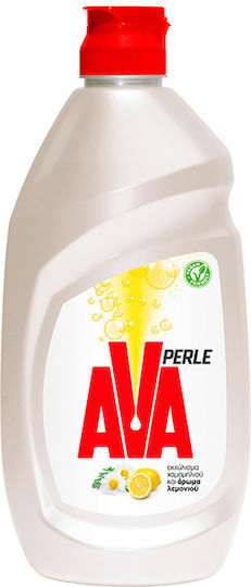 AVA Perle Υγρό Πιάτων με Άρωμα Εκχύλισμα Χαμομηλιού & Λεμόνι 430ml