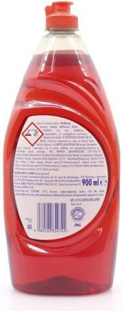 Fairy Clean & Fresh Lichid de Vase cu Aromă Mure roșu 1x900ml