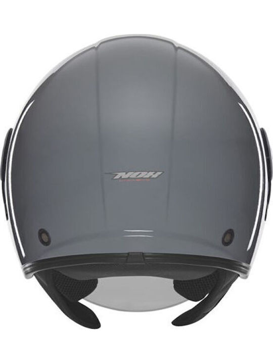 Nox N182 Nardo Grey Gloss Κράνος Μηχανής Jet ECE 22.06