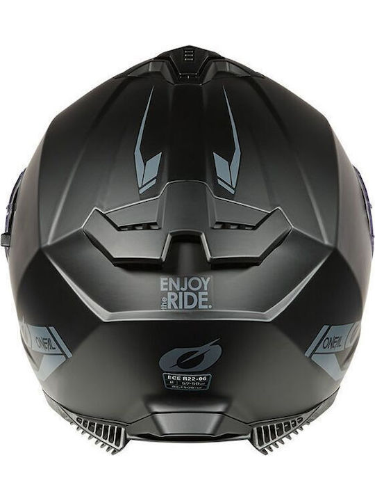 O'Neal Challenger V.25 Black Matt Motorcycle Helmet Full Face ECE 22.06 with Sunvisor