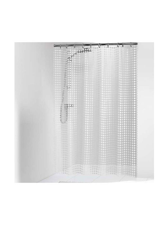 Sealskin Tiles Shower Curtain 180x200cm White 202591310