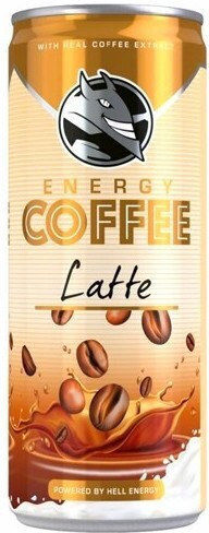 Hell Coffee Energy Drink Latte Χωρίς Ανθρακικό σε Κουτί 250ml