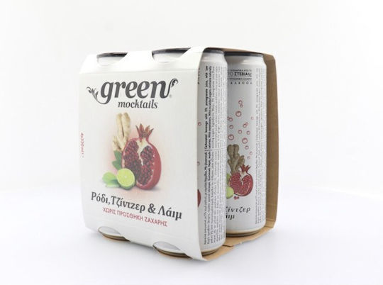 Green Cola moctails Αναψυκτικό με Ανθρακικό, Χωρίς Ζάχαρη σε Κουτί 4Χ330ML 4x330ml