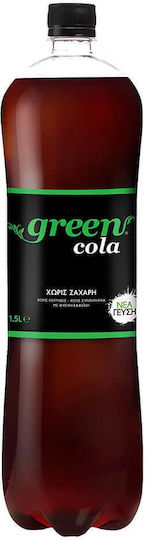 Green Cola Stevia Cola with Carbonation, Sugar-Free in Bottle 1500ml