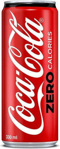 Coca-Cola Zero Cola mit Kohlensäure Ohne Zuckerzusatz in Kiste 330ml