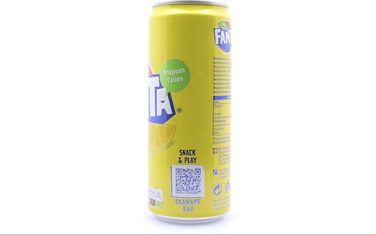 Fanta Λεμονάδα με Ανθρακικό σε Κουτί 4x330ml