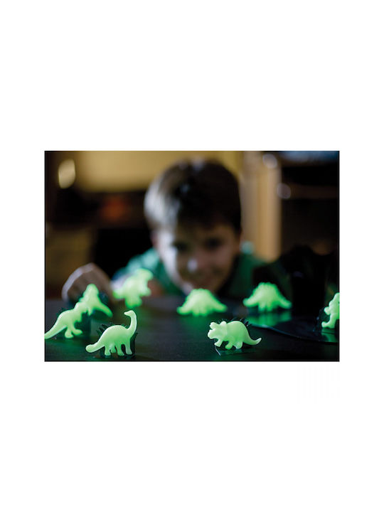 4M Autocolant Decorativ pentru Copii Perete Fluorescent 3D Dinosaurs 8buc