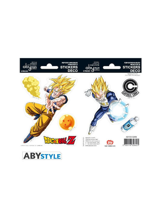 Abysse Kids Vinyl Wall Sticker Dragon Ball Goku & Vegeta