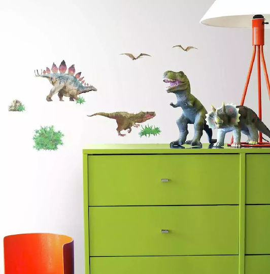 RoomMates Decor Παιδικό Διακοσμητικό Αυτοκόλλητο Τοίχου Δεινόσαυροι 5x4.5εκ. 25τμχ