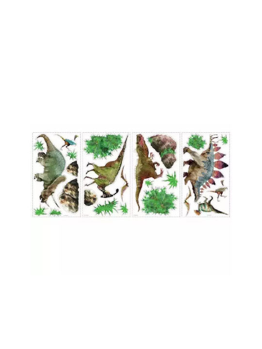 RoomMates Decor Kids Wall Sticker Dinosaurs 5x4.5cm 25pcs