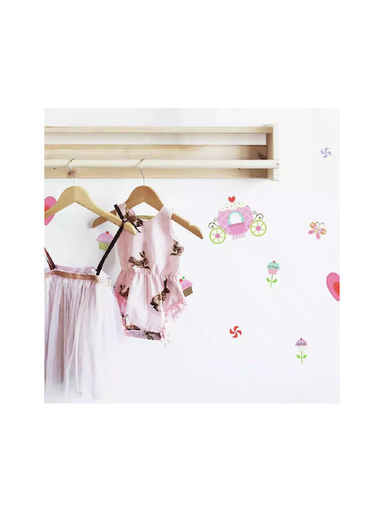 RoomMates Decor Autocolant Decorativ pentru Copii Perete Princess Castle 56buc