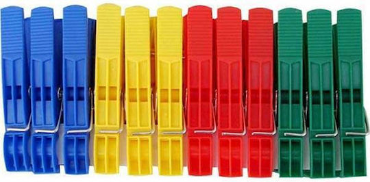 Sidirela Clothespins made of Plastic 24pcs Multicolour