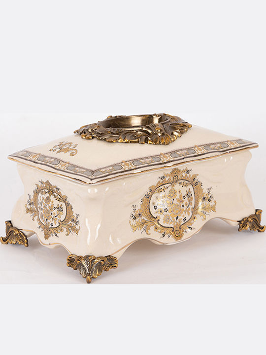 Dekorative Box Porzellan 27.5x16.5x15.5cm