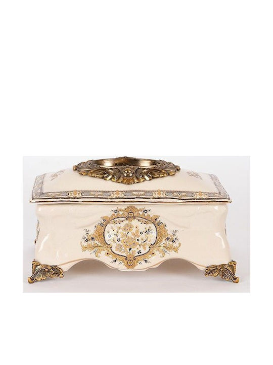 Dekorative Box Porzellan 27.5x16.5x15.5cm