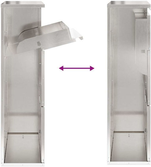 vidaXL Dekorative Box 44x22x82cm