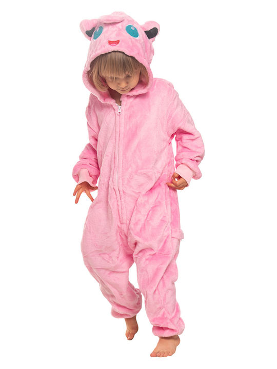 Pijama întreagă pentru copii Pink