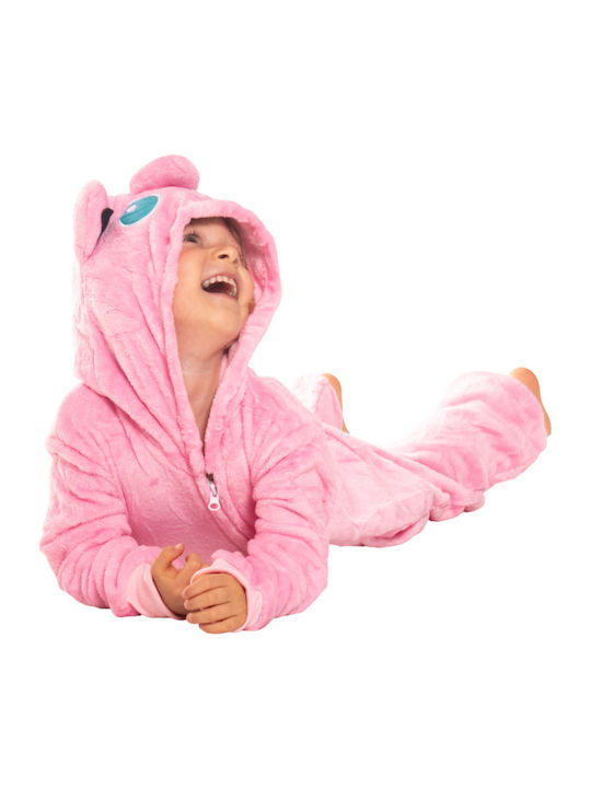Pijama întreagă pentru copii Pink