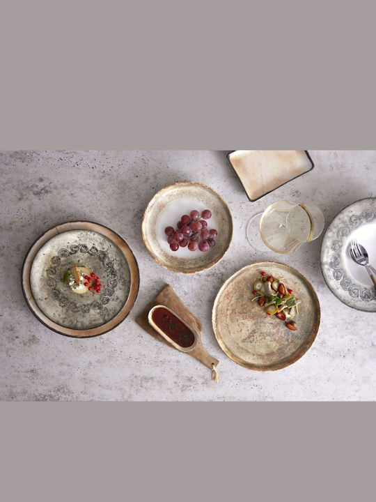 Kutahya Porselen Plate Pasta made of Porcelain with Diameter 27cm