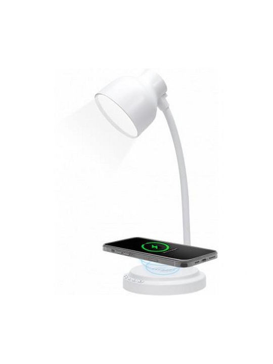 Bigben Connected 15w Индукционна Зарядна Лампа Тонколона Бяла Bigben Connected 15w Индукционна Зарядна Лампа Тонколона Бяла