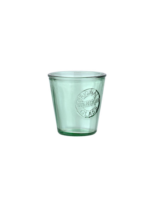Estia Ποτήρι Νερού από Γυαλί σε Πράσινο Χρώμα 260ml