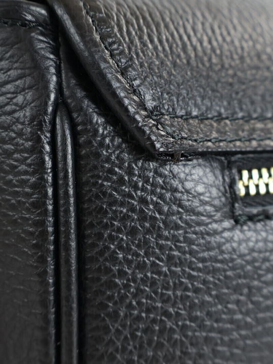 Leather Women's Bag Crossbody Black