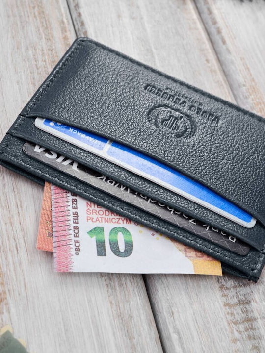 Set Portofel bărbătesc cu RFID Albastru