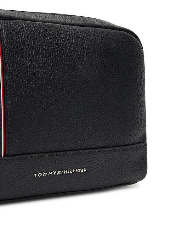 Central Pouch Herrentasche Schulter / Crossbody Schwarz