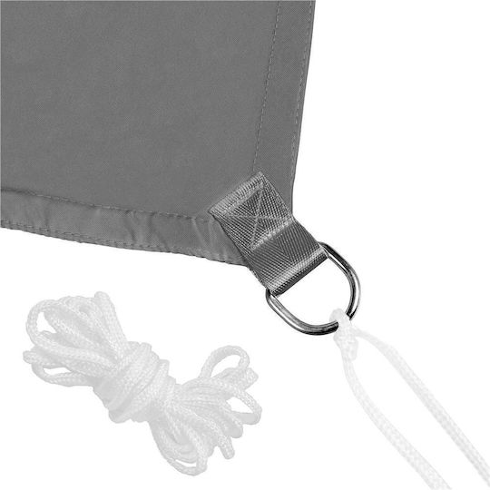 Pânză De Umbrire Impermeabilă 3x2 M Terasă Balcon Protecție UV Gri