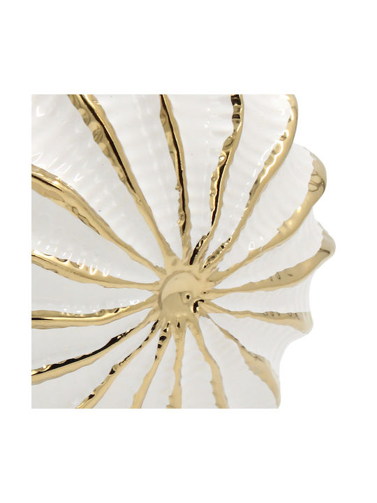 Keskor Decorative Vase White 22x13x23cm
