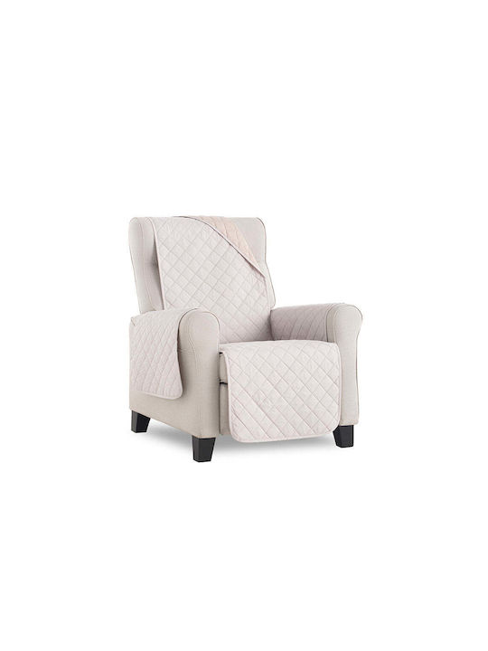 Sofazip Ελαστικό Κάλυμμα Πολυθρόνας Ivory-beige 55εκ.