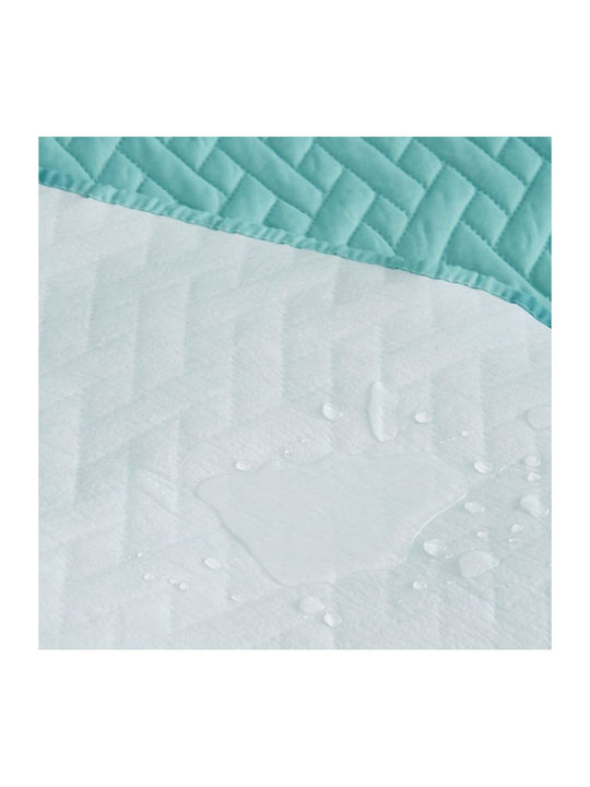 Sofazip Wasserdicht Elastische Abdeckung für Sessel Light Gray 55εκ. 1Stück SZMATIMPGRIDESCH
