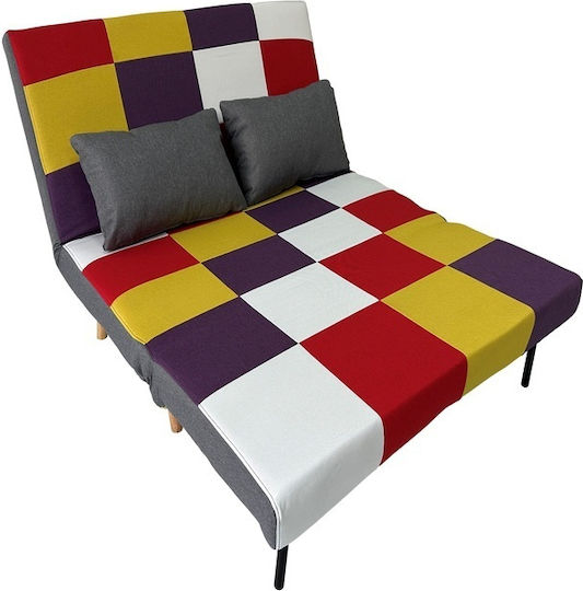 Sara Patchwork Διθέσιος Καναπές Κρεβάτι 134x80x84εκ. Sara Patchwork Διθέσιος Καναπές Κρεβάτι 134x80x84εκ.