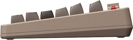 8Bitdo Retro C64 Edition Wireless Gaming Mechanical Keyboard Tenkeyless with Kailh Box White switches (English US) Gray