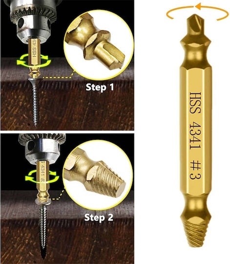 WorkPro Puller Set for Screws 6pcs