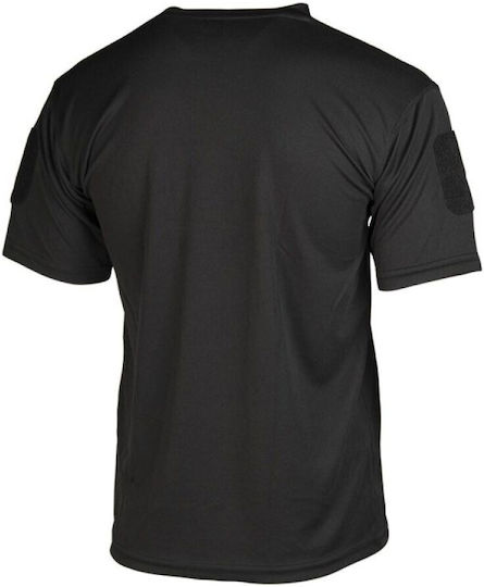 Mil-tec Tricou Operațional Quick Dry Negru Mărimea Large