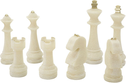 Mauro F Holzspielsteine für Schach Gold 8 Stück