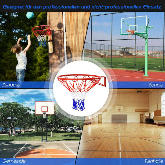 Costway Kids' Basketball Hoop Outdoor Wall Mount with Ball