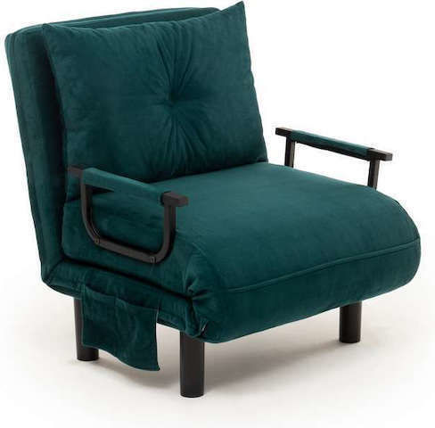 Sento Single Schlafsessel Petrol Blau 75x50x75cm