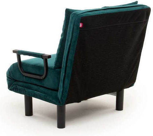 Sento Single Schlafsessel Petrol Blau 75x50x75cm
