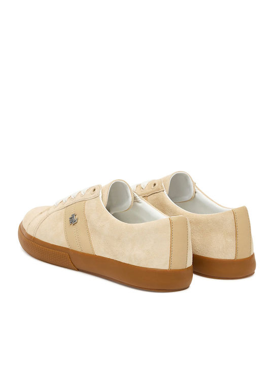 Top Lace Sneakers Sand Dune