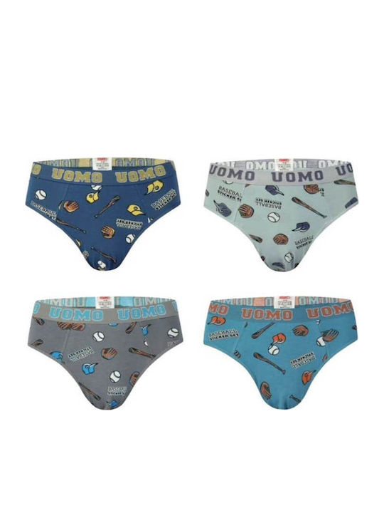Uomo Set Kinder-Slips Bunte 4Stück