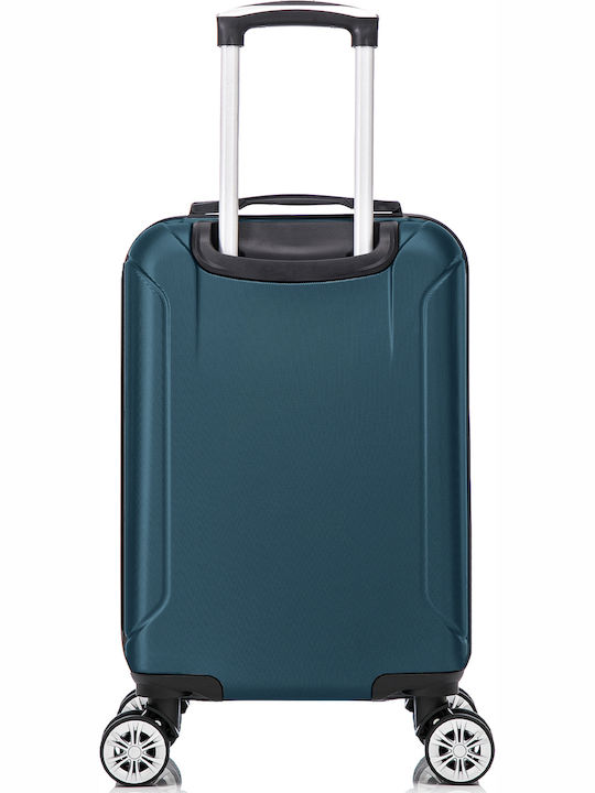 Quasar Children's Travel Suitcase Hard Petrol Blue with 4 Wheels