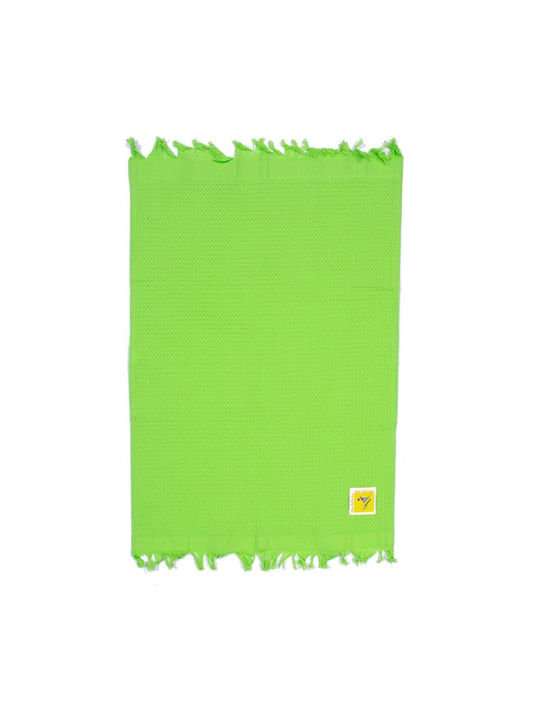 Dimcol Geschirrtuch aus 100% Baumwolle in Grün Farbe 45x65cm