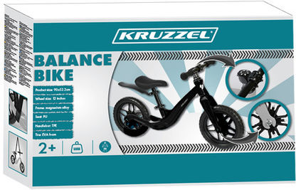 Kruzzel Kinderlaufrad Schwarz