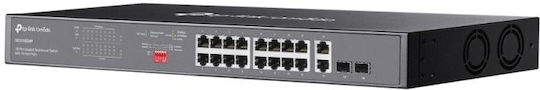 TP-LINK Omada Negestionat L2 PoE+ Switch cu 18 Porturi Gigabit (1Gbps) Ethernet