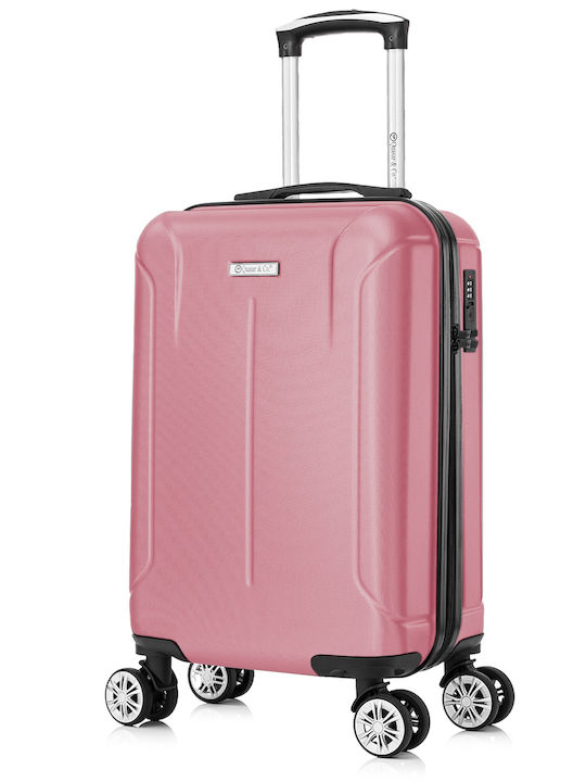 Quasar Valize de Călătorie Dure Powder Pink cu 4 roți Set 2buc