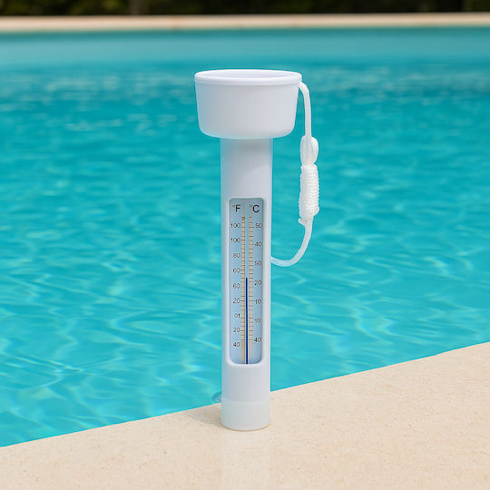 Poolthermometer Weiß
